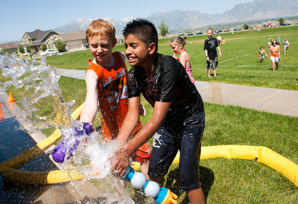 Festival Flashback Residents of Saratoga Springs make a big Splash
